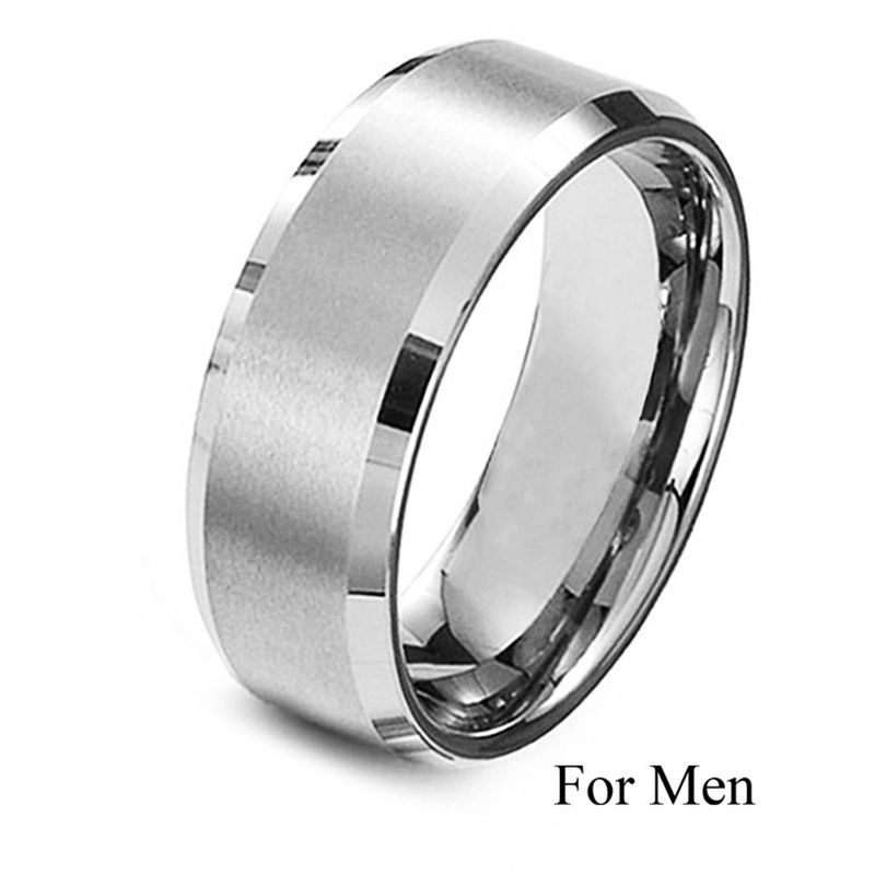 Conjunto de anéis de zircônia para casamento, noivado, masculino e feminino_voghion.com