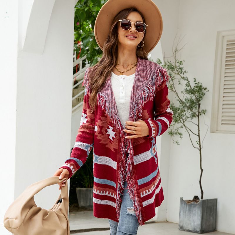 Lockeres ärmelloses Oberteil, gestreifte Strickweste mit Reißverschluss, Overlay-Pullover-Strickweste_voghion.com