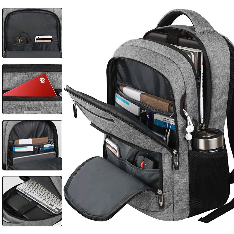 mochila de computador mochila masculina grande capacidade multifuncional viagem notebook bolsa de computador empresarial_voghion.com