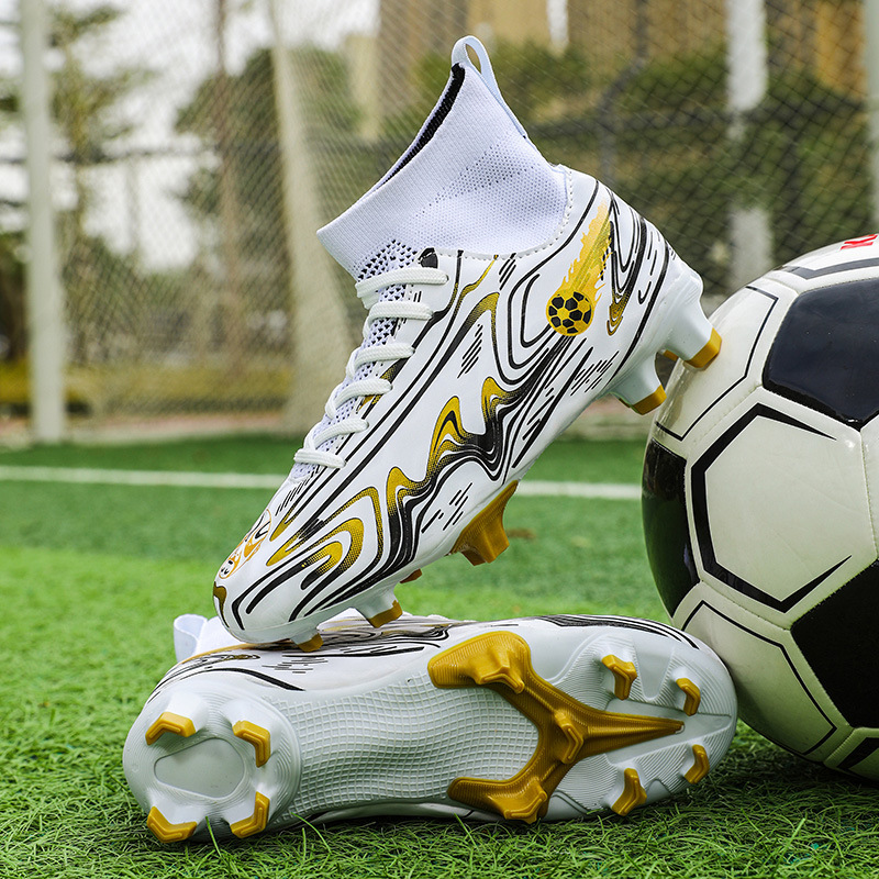 High-Top-Fußballschuhe für Kinder, Jungen, Grundschüler, Mädchen, gebrochene Nägel, Jugendtraining, Schuhclub_voghion.com