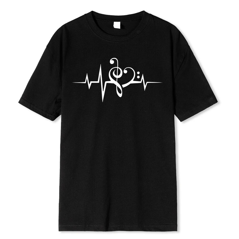 VTT battement de coeur vélo hommes T-shirts décontracté imprimé 2024 été manches courtes noir t-shirt T-shirts grande taille Camiseta_voghion.com