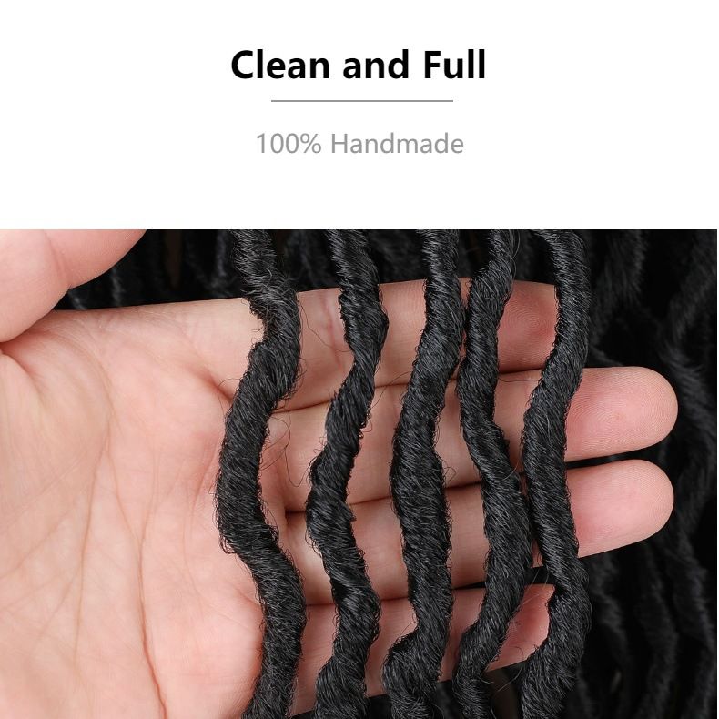 Curly Gypsy Synthetic Wig African Dreadlocks Crochet Hair Extensions Gypsy Locs Wigs_voghion.com