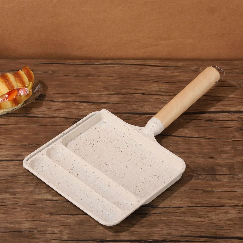 Padella antiaderente per frittelle di uova piatte e bistecche Maifan Stone Multi-Grid Breakfast Special_voghion.com
