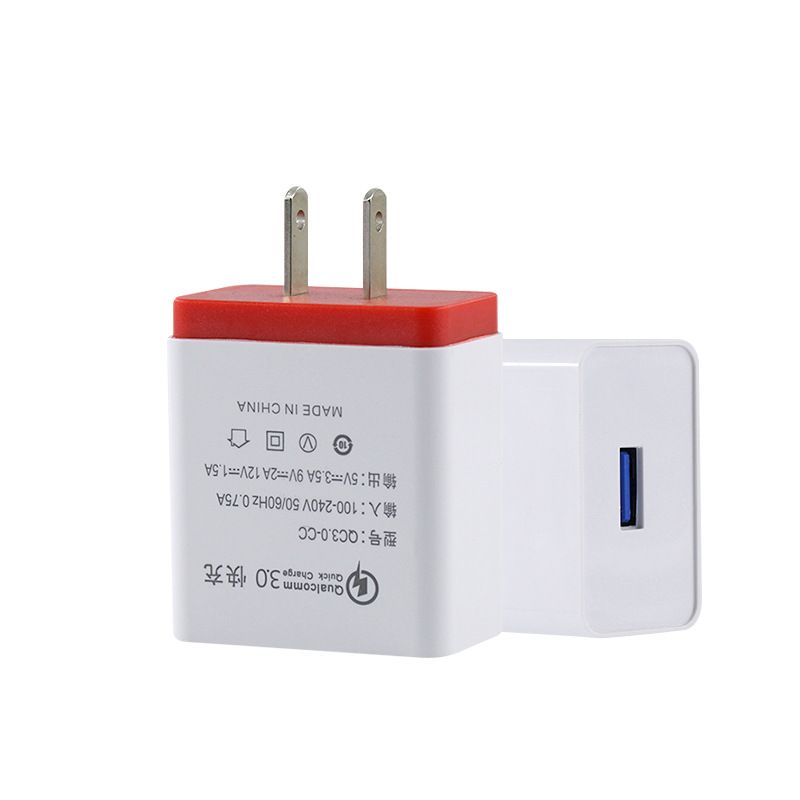 QC3.0 Quick USB Telefon Charger Gëeegent fir Android / Apple / TYPE-C Set Charging_voghion.com