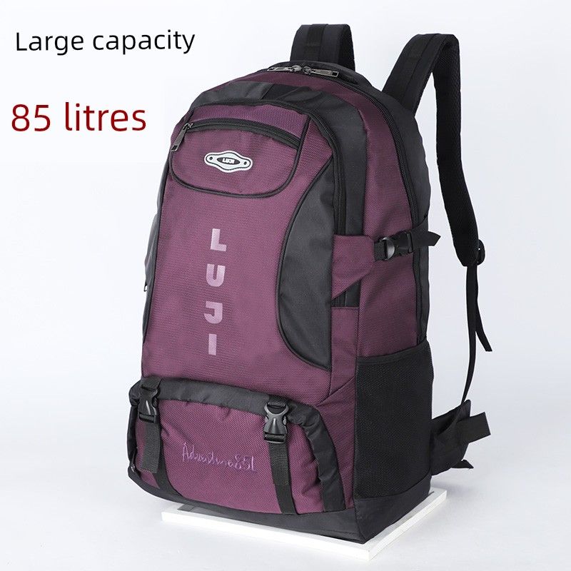 Outdoor Large Capacity 85 Liters Storage Clothes Hiking Backpack_voghion.com