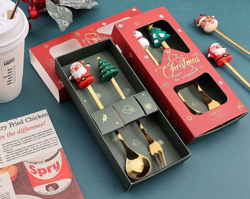 Christmas exquisite gifts for company activities small gifts tableware set souvenirs_voghion.com