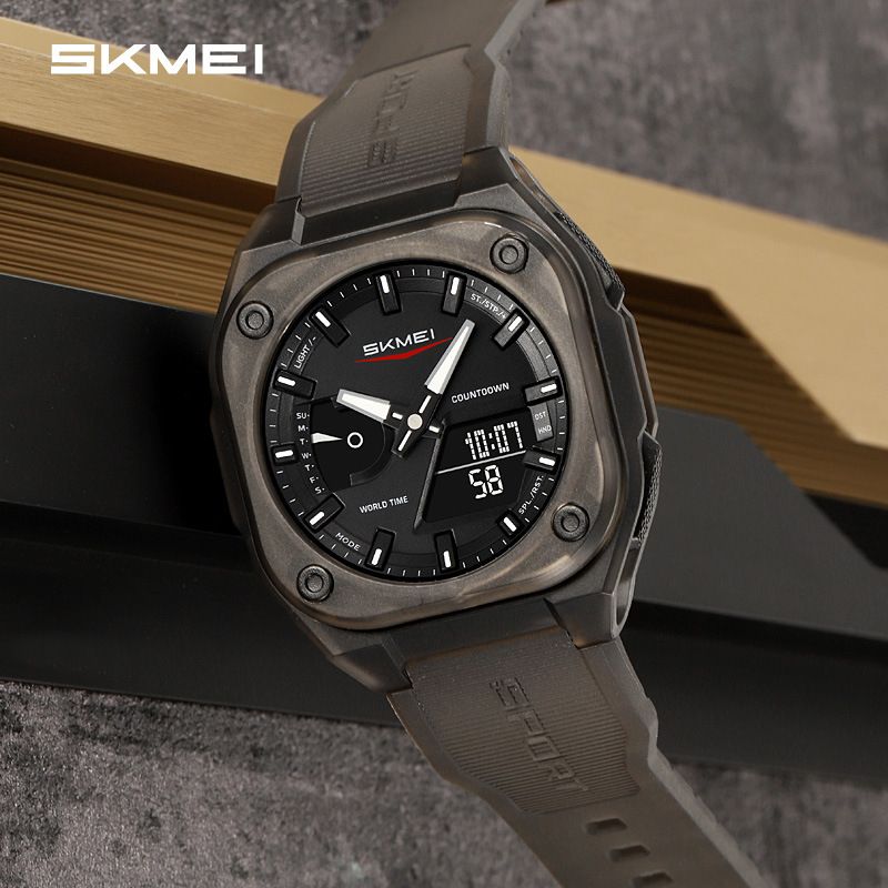 Orologio semplice Shimei Sports elettronico multifunzione per esterni, orario estivo, per studenti, con più sveglie_voghion.com