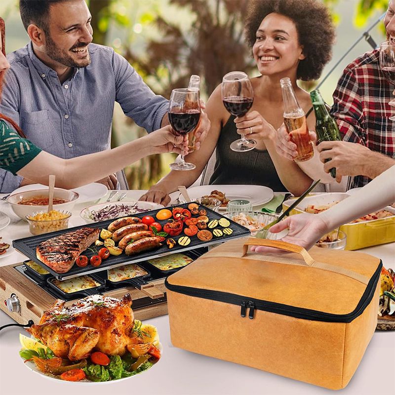 Durable Dupont Paper BBQ Meat Resting Blanket, Insulated Foldable Grill Bag For Juicy Smoked Meats, Portable & Reusable For Outdoor Cooking_voghion.com