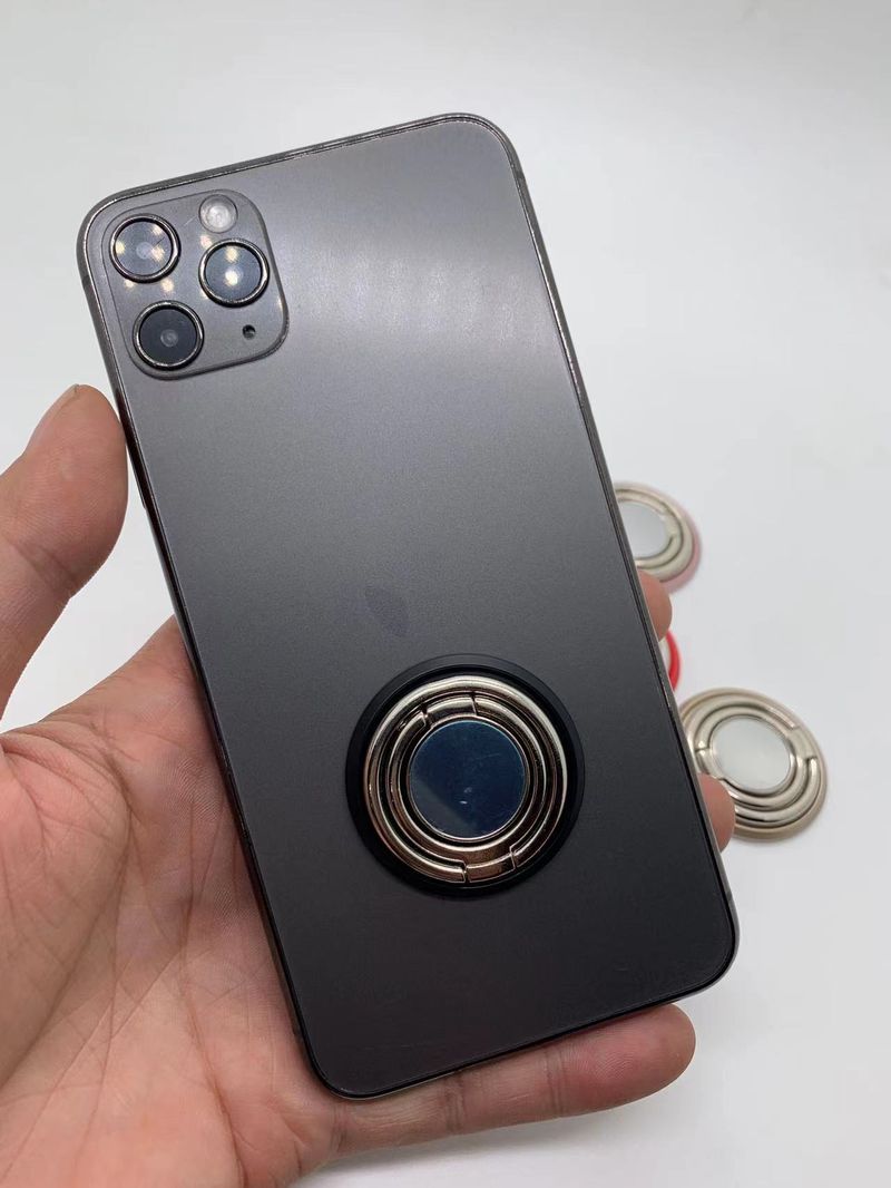 Music Festival Circular Magic Car Phone Metal Folding Finger Ring Buckle Adhesive Portable Lazy Man Holder_voghion.com