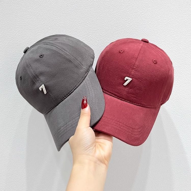 South Korea China-Chic Brand 7 Embroidered Baseball for Men and Women Couples New Autumn Versatile ins Soft Top Tequille_voghion.com