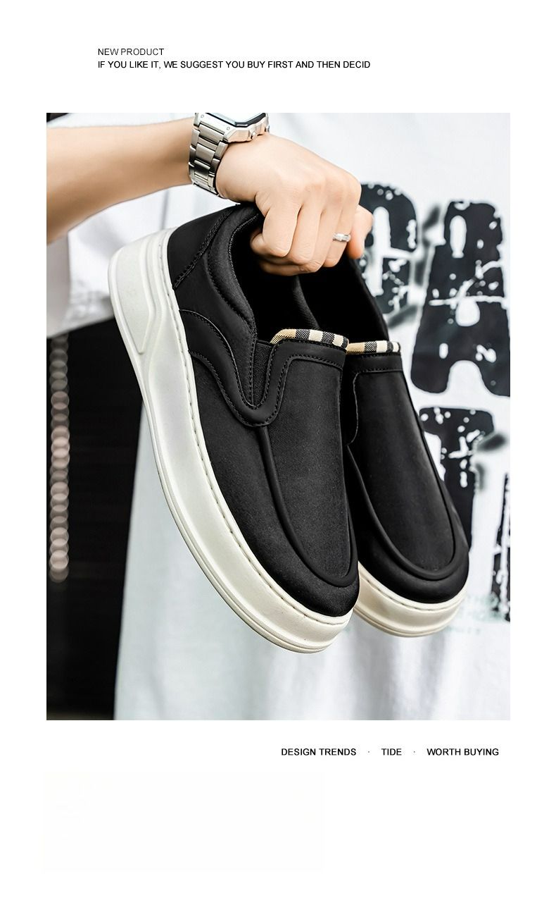 Men's Shoes Board Shoes Versatile Soft Sole Comfortable Breathable One Pedal Lazy Casual Cloth Shoes_voghion.com