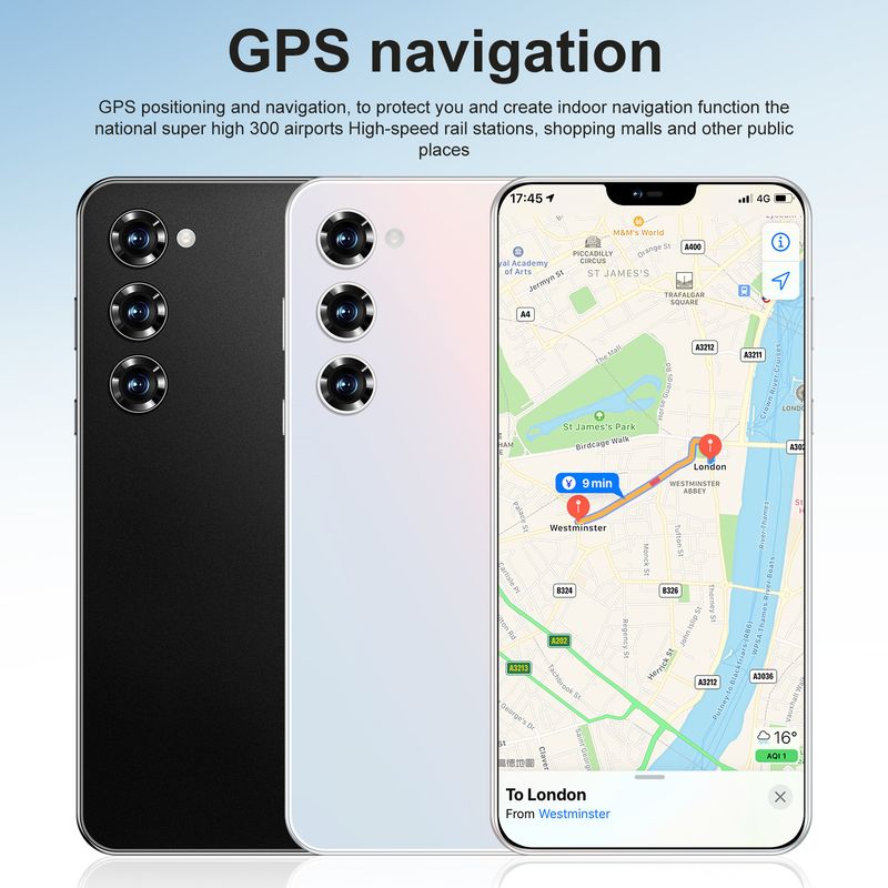 Hot Selling S24+phone 8+256G 7.3-inch Notch Screen Android Phone Meikeduo OZON Available_voghion.com