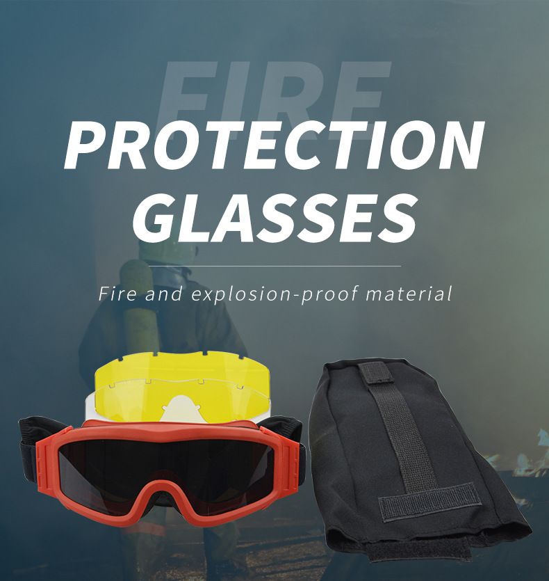 New High-quality Firefighter Goggles Set Made Of High-temperature Resistant Material, CS Tactical Goggles, And Outdoor_voghion.com