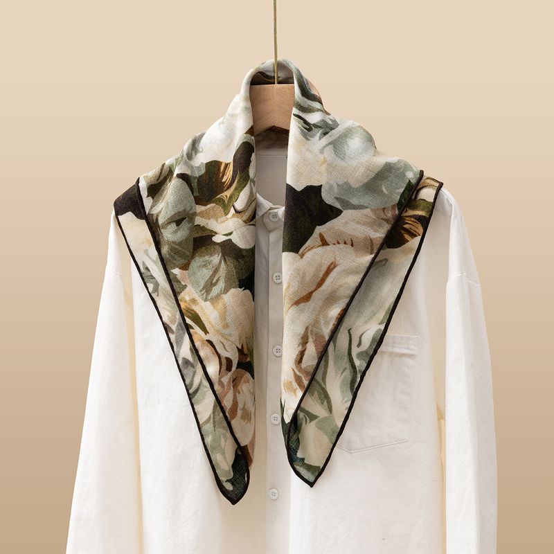 Sciarpa di seta versatile retrò alla moda, calda e invernale, in lana, per donna, all'ingrosso_voghion.com