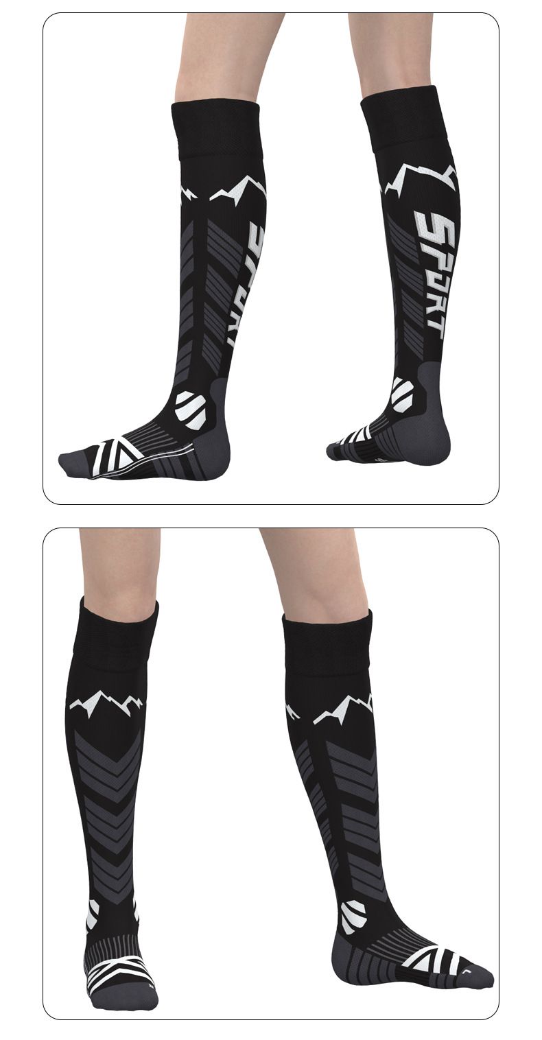 Winter Season Professional Ski For Men And Women, Thickened Warm Wool Socks, Sweat-Absorbent Breathable Towel Bottom_voghion.com