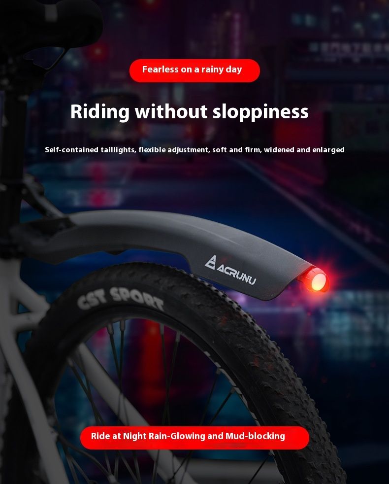 ACRUNU Fahrrad Mountainbike Rad komplett umwickelt Fliesen hinten Kotflügel 26 Zoll Regenschutz_voghion.com