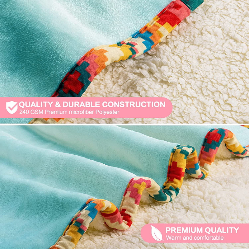 Damenbekleidung Niedliche lässige Homewear mit Kapuze, verdickter warmer Lammmantel, Flanell-Schal, mit Kapuze, Damen-Bademantel, Decke_voghion.com