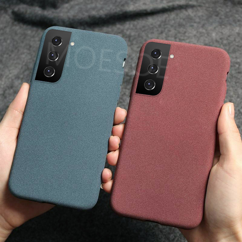 Ultradunne Zandsteen Matte Scrub Soft Cover Voor Samsung A51 A71 A52S A53 A52 A54 A72 S22 S21 S20 FE S23 Ultra S23 Plus Slim Case_voghion.com