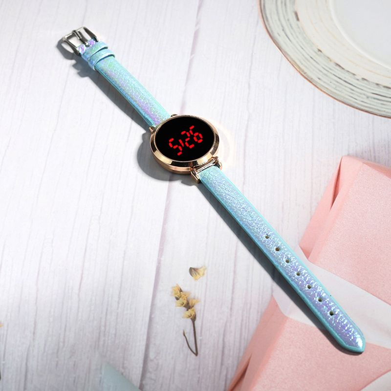 Xinweiqing Multifunctional Life Display Fashionable Women Round LED Digital Watch for Daily Wear_voghion.com