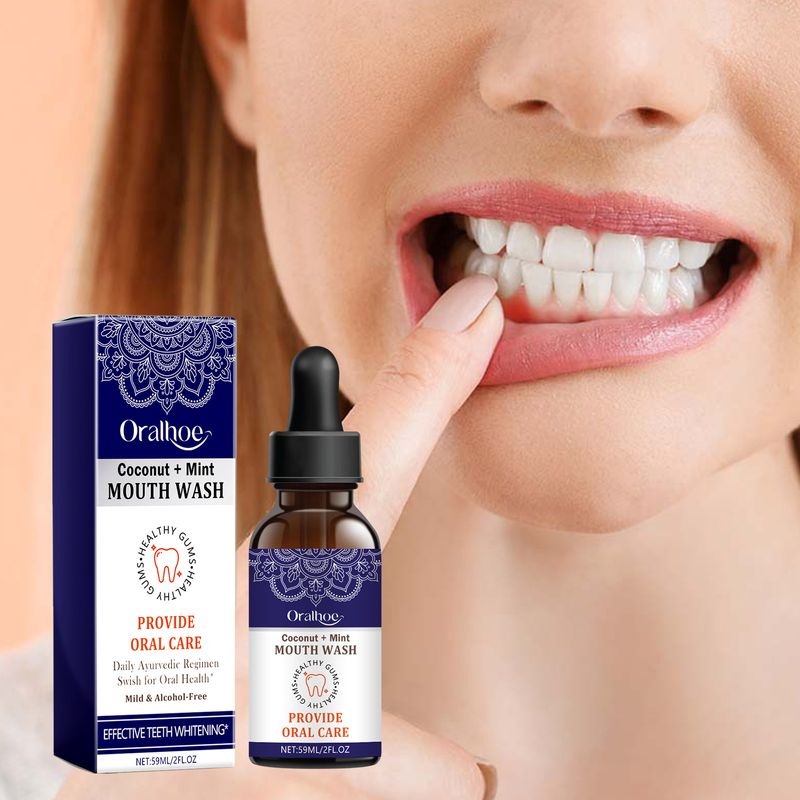 Oralhoe Konsentrert Gingival Care Munnskyll med Frisk Pust og Tenner_voghion.com