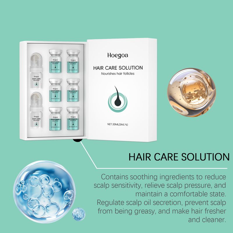 HOEGOA Scalp Roller Essence Nutriente, Liscio e Lucido, Cura Quotidiana per Capelli_voghion.com