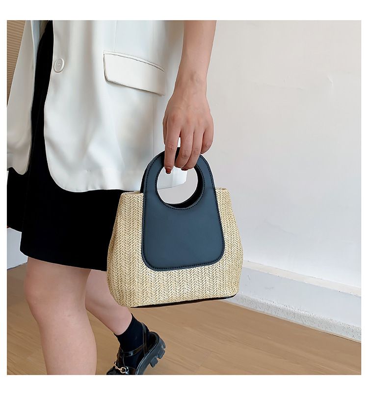nuova borsa a tracolla semplice e alla moda, grande capacità, intrecciata_voghion.com