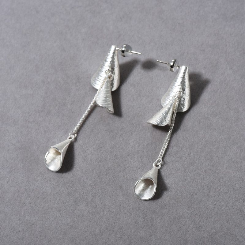 Women's Jewelry Dangling Geometric Earrings With 925 Sterling Silver Posts, Elegant And Versatile Fashion Accessory For Everyday Wear_voghion.com