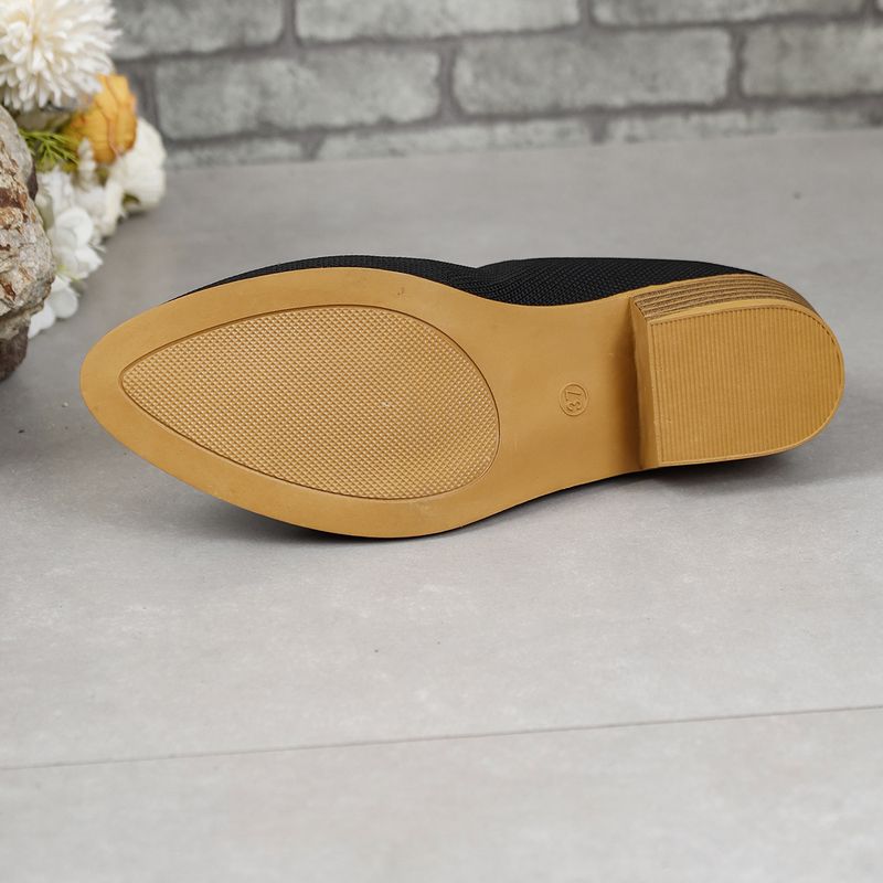 Flyknit Martin-laarzen met korte pijpen, damesmouw, dikke hak, ademende soklaarzen van mesh_voghion.com