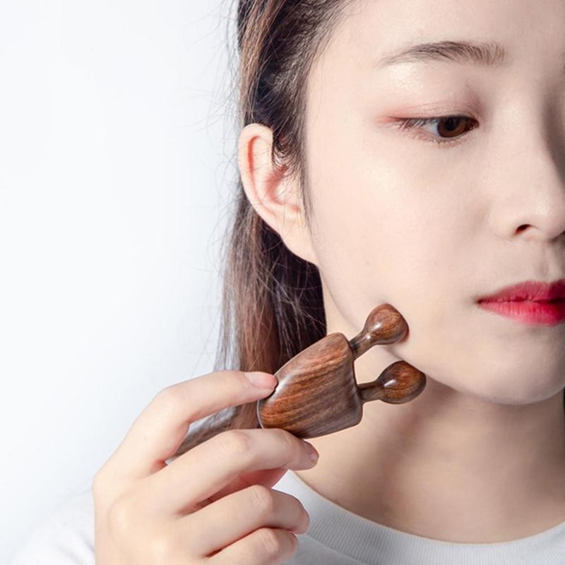 sconto 30% in legno 1 pezzo manico per il viso sandalo verde massaggio agli occhi pettine a lumaca piccolo_voghion.com