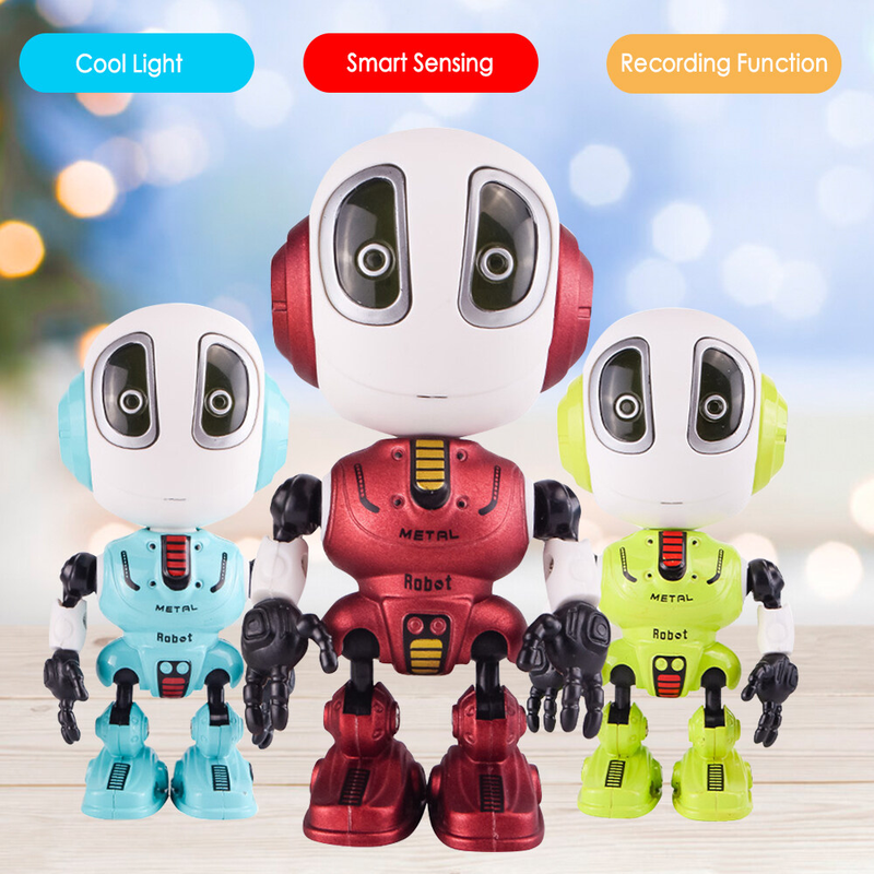 Juguete con sensor de cabeza para niños, luz LED táctil, robot Aloi, con señal electrónica extraíble, para hacer uno mismo_voghion.com