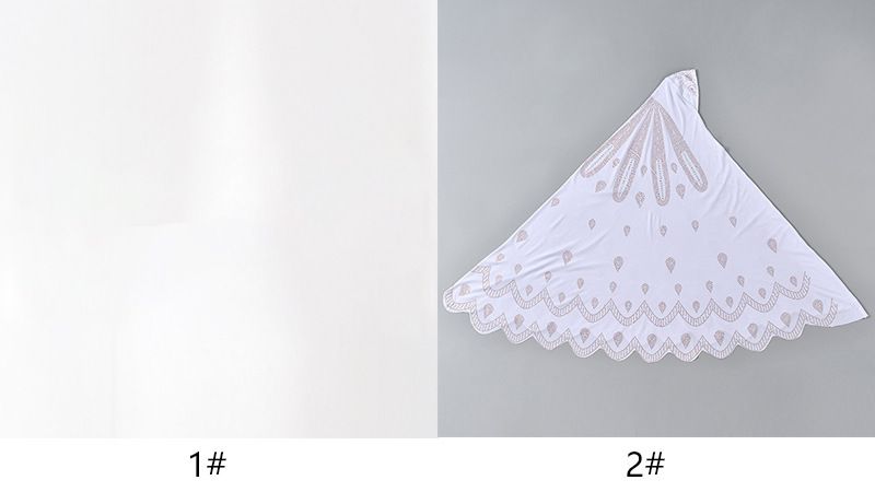 Foulard en lin à grandes vagues et fleurs taillées en diamant, style malaisien, style Dubaï, tendance_voghion.com