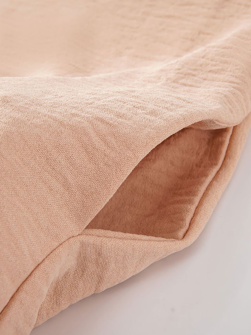 Damenbekleidung im neuen Stil, einfarbige Manschetten, Schlitz, nahöstliche muslimische Kleidung, langer Rock, modische und elegante Bluse, Kleid, Robe_voghion.com