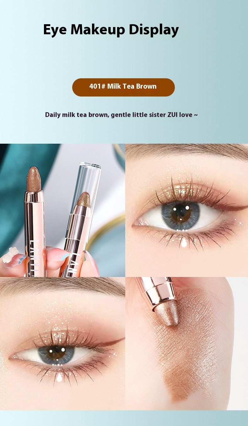 Stiloul fard de pleoape Phantom Iridescent Highlight este modelat cu o notă de sclipici fin perlat pentru a lumina fardul de pleoape cu cap dublu._voghion.com