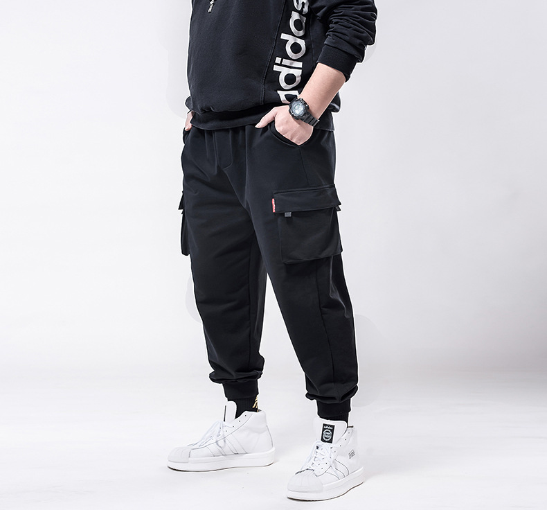 Men's Clothes Organ Bag Long Sweatpants Casual Pants Small Foot Pants_voghion.com