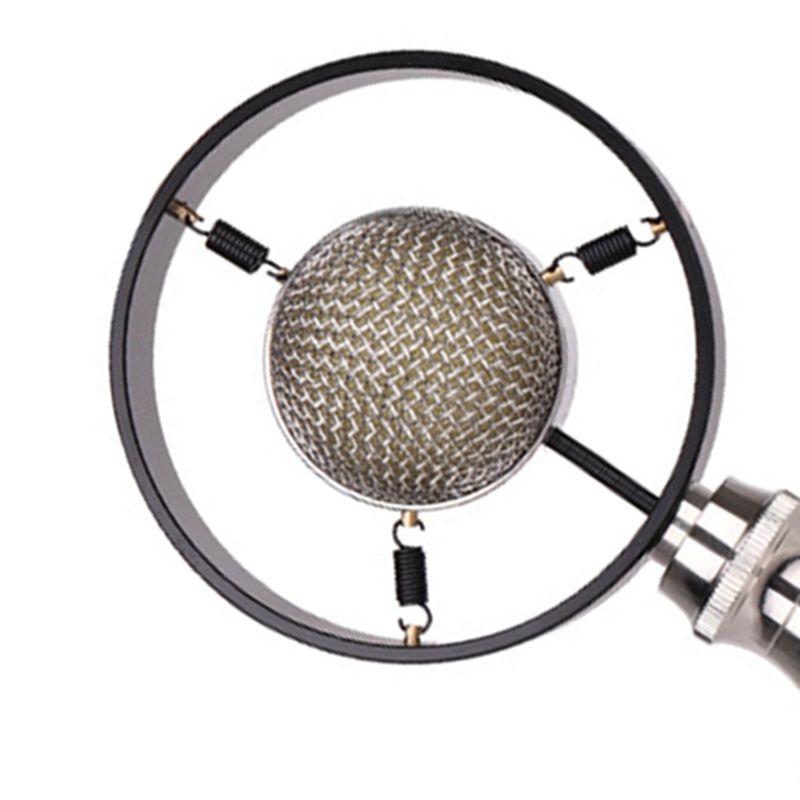 Professionelles kabelgebundenes Kondensator-Aufnahmestudio-Mikrofon im Vintage-Stil für Live-Übertragungen_voghion.com