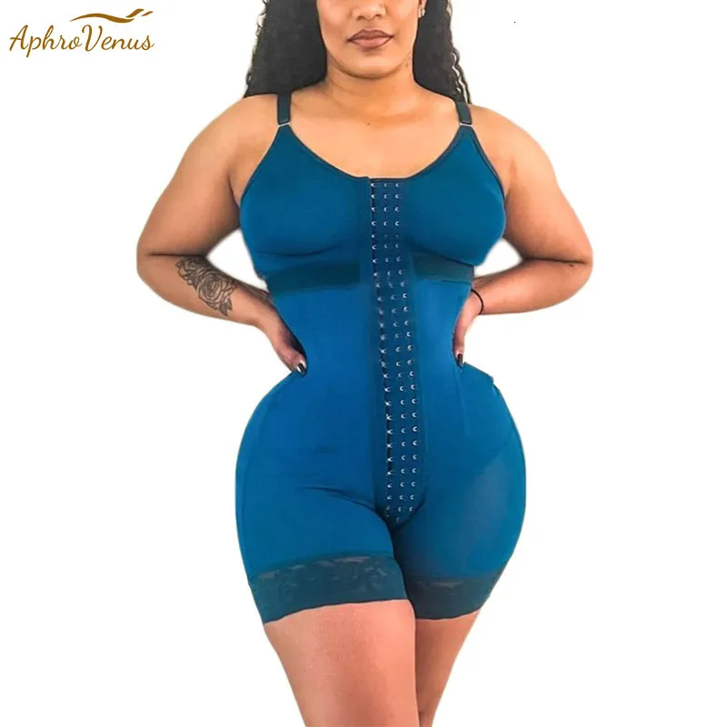 Modelador de cintura Fas Colombianas Plástico Espinha de Peixe Dupla Compressão Alça Fina com Sutiã Modelador de Corpo de Controle de Barriga_voghion.com