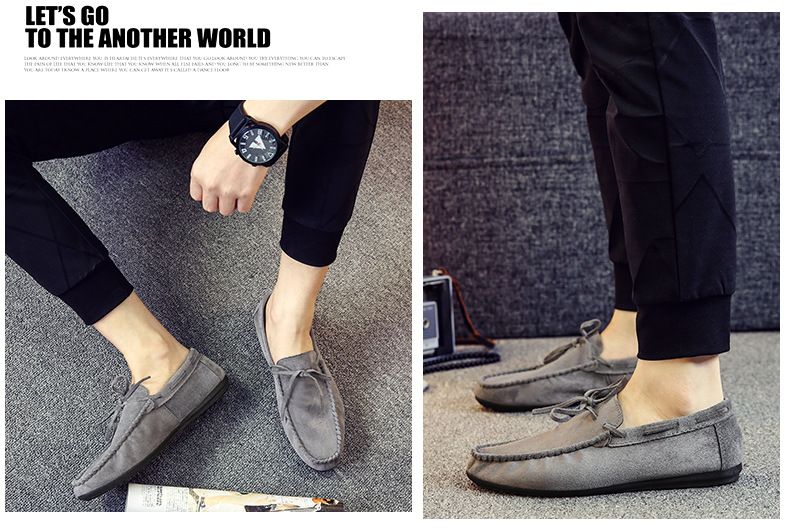 New frosted breathable loafers for casual men_voghion.com