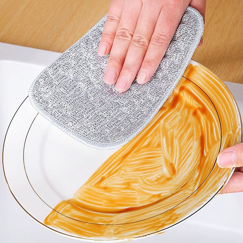 5/10 pezzi di spugna per lavare i piatti, spugne lavabili riutilizzabili, spugna magica a doppio lato per lavare i piatti per utensili da cucina puliti_voghion.com
