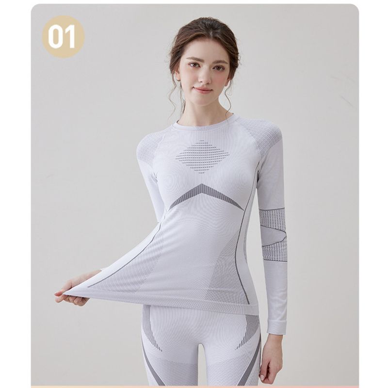 Winter 2025 Neues Outdoor-Ski-Set mit warmer Funktionsunterwäsche für Damen_voghion.com