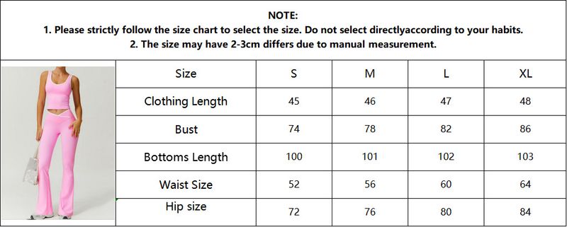 2025 New Fitness Hip Lift Barely There Tight High Elastic Yoga Flared Pants Casual Sports Set For Women_voghion.com