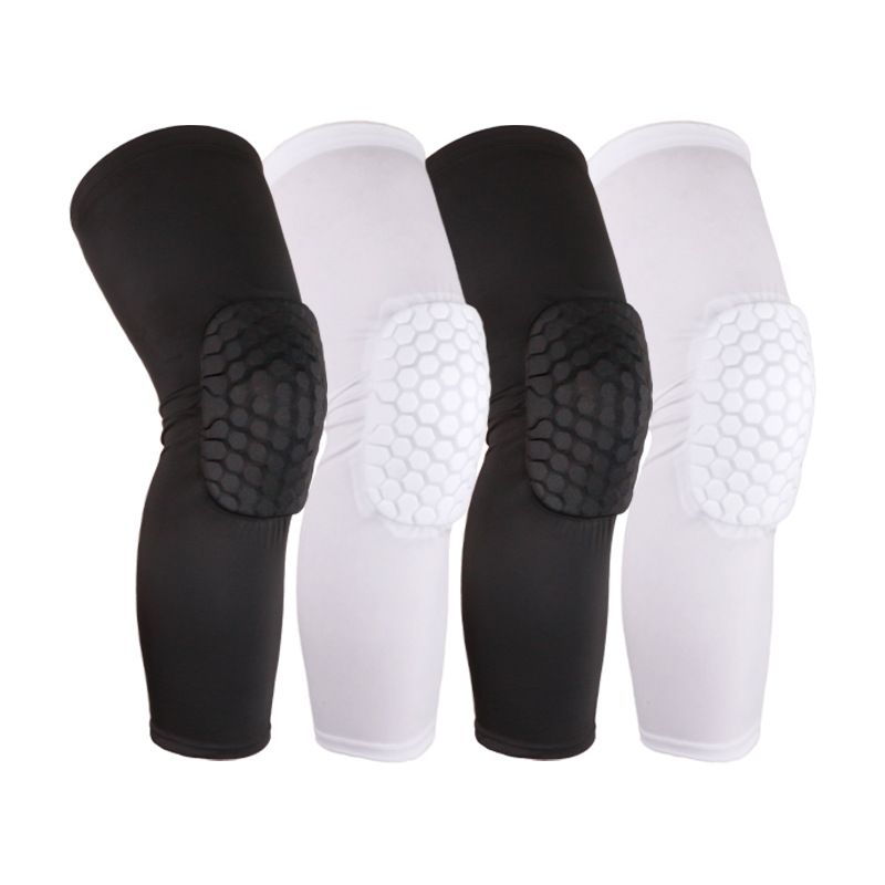 Basketball Honeycomb Knee Leg For Sports Collision Prevention, High Elasticity, Breathability, And Quick Drying_voghion.com