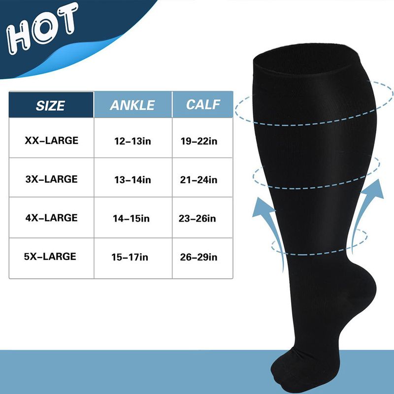 Calcetines de presión para engordar y aumentar la presión, calcetines deportivos, calcetines de compresión de gran venta transfronteriza, calcetines elásticos secundarios para el pulso_voghion.com