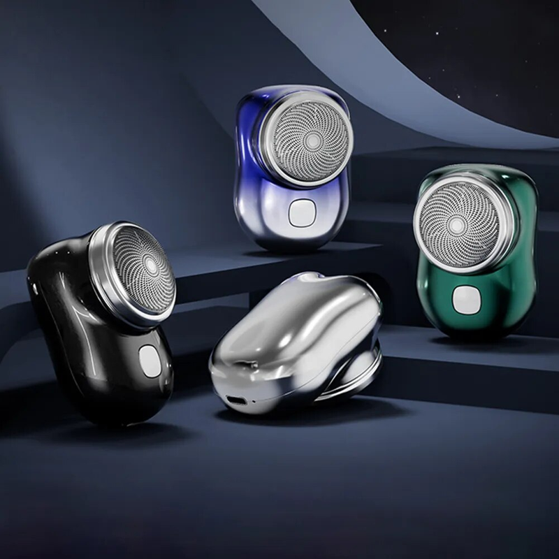 1pc Mini upgraded with 6-blade portable mini charging travel electric shaver for men's shavers_voghion.com
