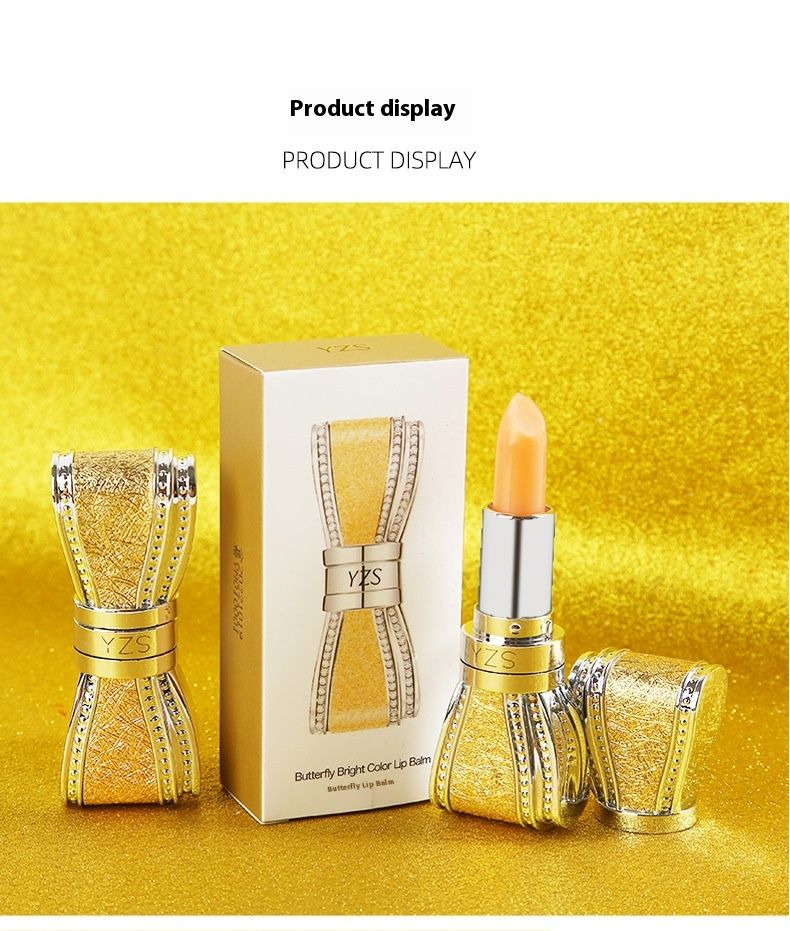 YZS Bow Color Changing Lipstick Hydraterende Caroteen Lippenstift Duizenden Mensen Kleuren Lippenstift_voghion.com