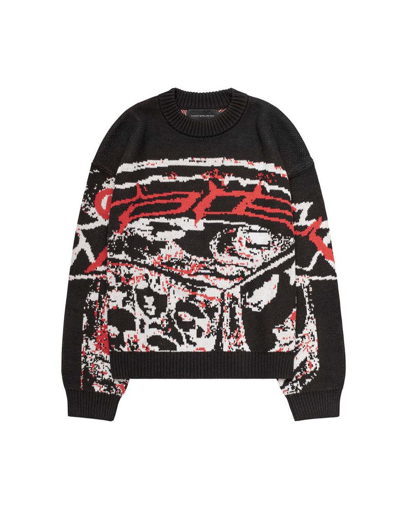 Pull imprimé pour femme, vêtement décontracté à col rond_voghion.com
