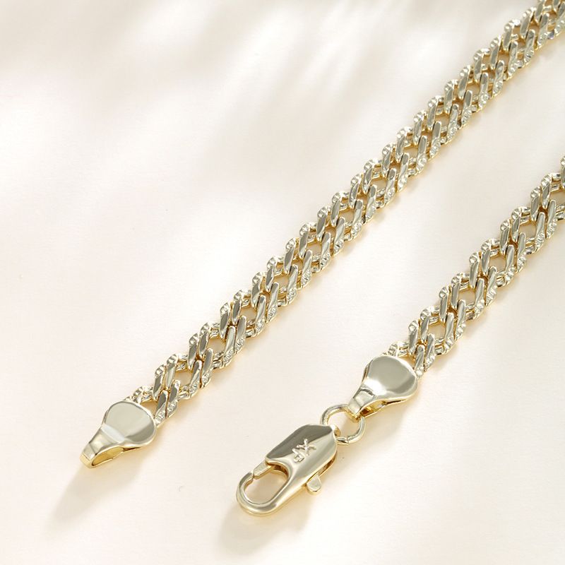 European And American Minimalist Retro Niche Thick Chain Gold Ins Internet Celebrity Fashion Personality High-end Bracelet For Women_voghion.com