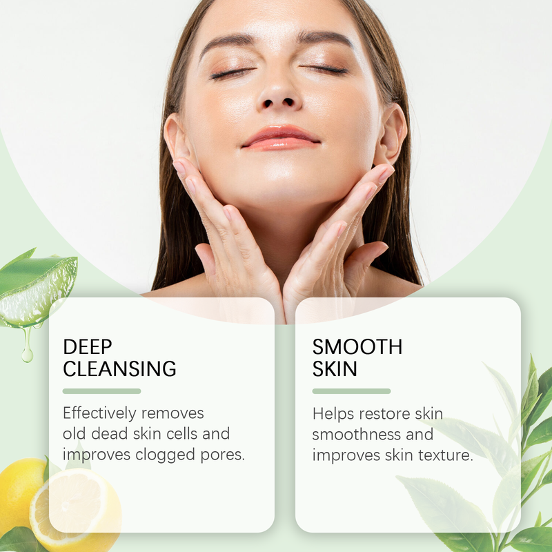 West&Month Purifying Exfoliating Gel Improves Dull Dryness Deeply Cleans Pores Brightening Skin Firming_voghion.com