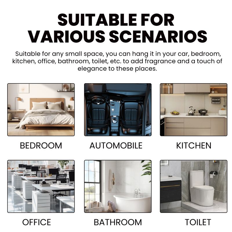 Rayhong Car Fragrance Freshener Set, Inside The Car Aromatherapy Hanging Decoration Fragrance And Deodorization Lasting Fresh Air_voghion.com