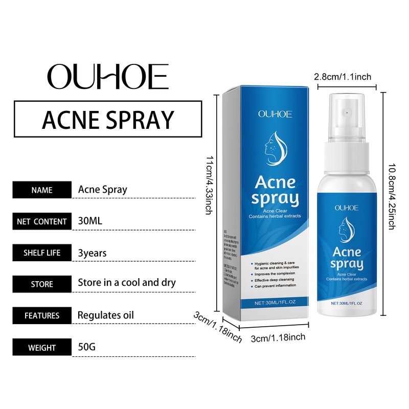OUHOE Herbal Relief Spray For Facial Discomfort Herbal Essence Gently Moisturizes And Soothes Skin_voghion.com