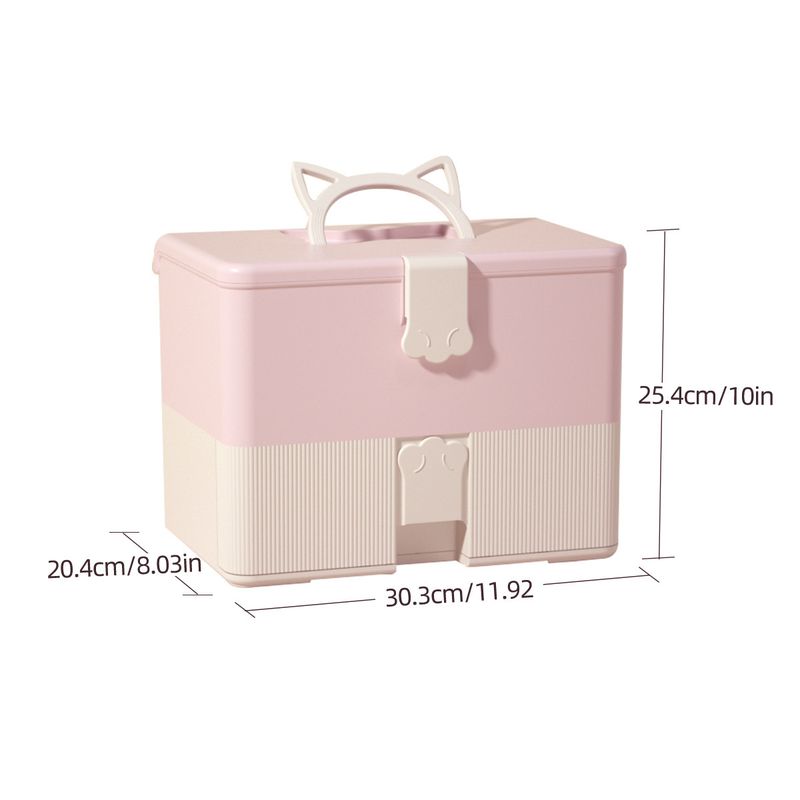 Sets & Kits Maniküre-Werkzeugkasten Maniküre-Lampe Nagelkleber Spielzeug Aufbewahrungsbox Tragbare Doppelschicht Home Store Multifunktional_voghion.com